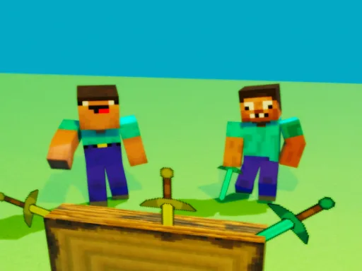 Noob vs Pro But Knife Hit Minecraft Unblocked